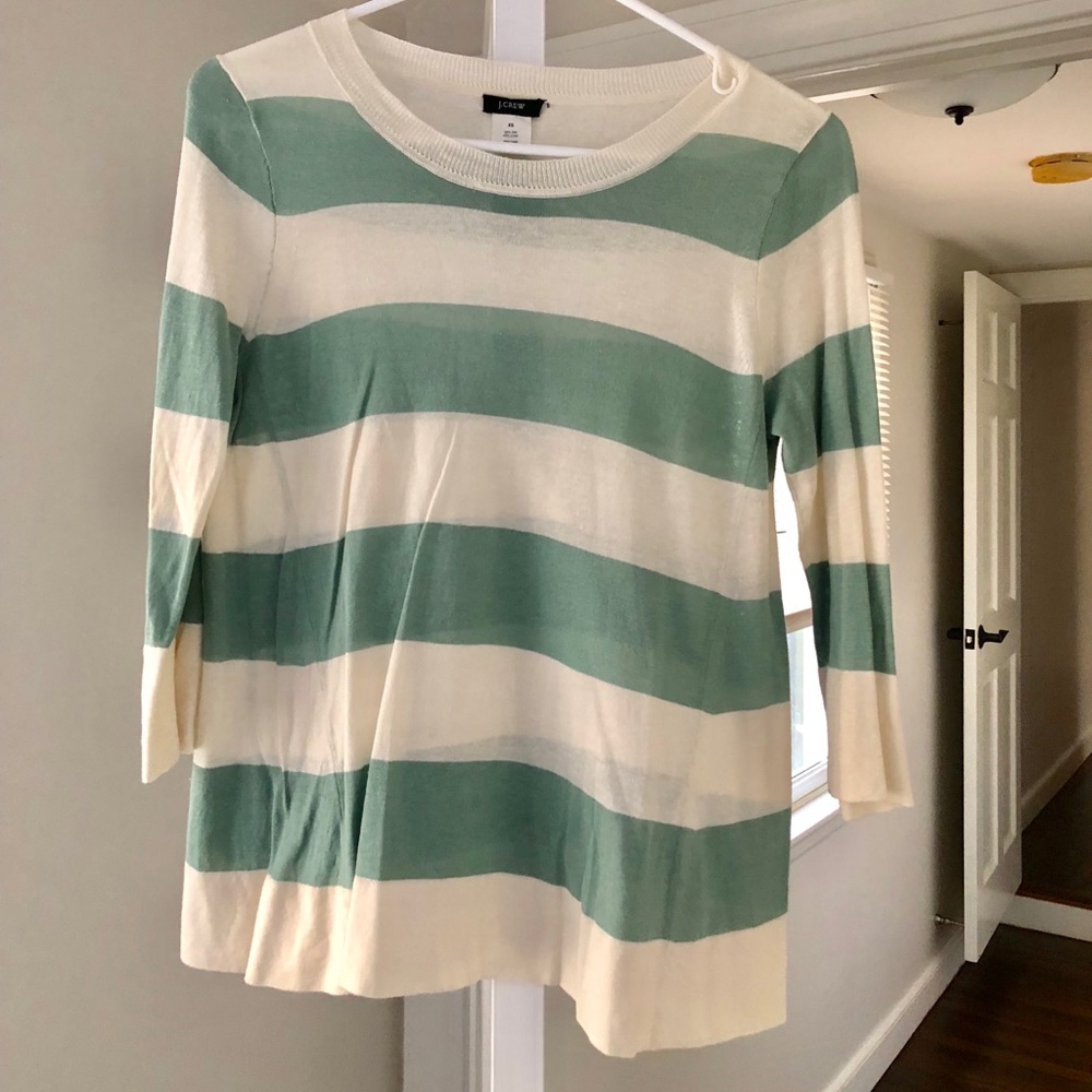 Striped JCrew Sweater